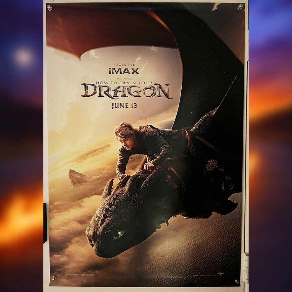 HOW TO TRAIN YOUR DRAGON (2025) - ORIGINAL DOUBLE SIDED MOVIE POSTER